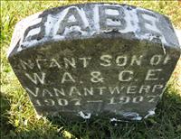 VanAntwerp, Infant Son